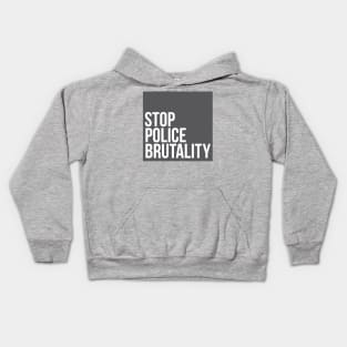 Stop Police Brutality shirt Kids Hoodie